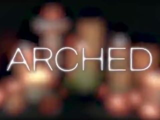 ARCHED -Katie Kush & Laz Fyre Flexible Oiled sex clip