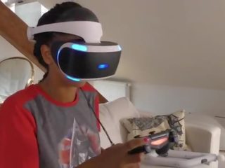 Isabel has a new game in her Playstation VR but she needs&period;&period;