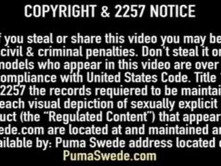 Dom Smoker Puma Swede Pussy Fucks sexually aroused sex movie Slave Claudia Valentine&excl;