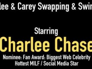 Swinging milfs charlee chase & carey riley share husbands&excl;