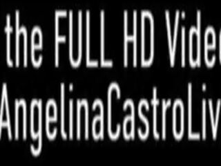 Extraordinary Massage And Pussy Fucking&excl; Cuban divinity Angelina Castro Gets Dicked&excl;