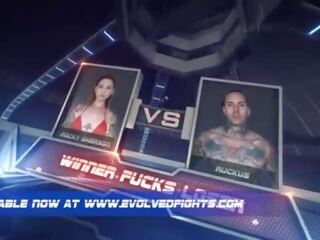 Rocky Emerson gets into a Ruckus and end up being fucked in this winner-fucks-loser competitive wrestling match