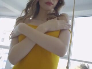 Busty Teen goddess Mila Azul showing her perfect pussy for Nudex