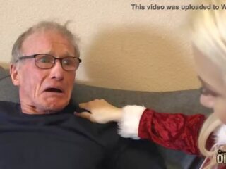 70 year old man fucks 18 year old girl she swallows all his cum