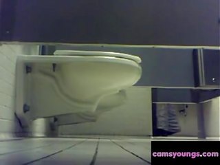 Kolegium dziewczyny toaleta szpiegowanie, darmowe kamerka internetowa porno 3b: