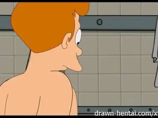 Futurama hentai - ducha trío