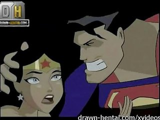 Justice league Adult film - superman pentru mirare femeie