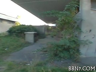 Wild dirty clip at an abandoned buildling