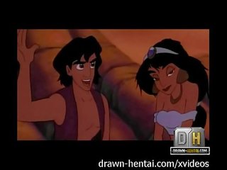 Aladdin bayan film - pantai reged clip with jasmine