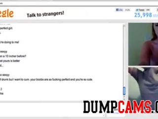 32DD boobs young female in omegle showing boobs to big cock - DumpCams.com