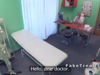 Oral x rated clip between nurse and specialist in fake hospital