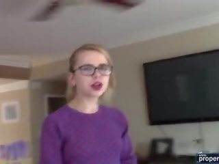 Real estate agent teen fucks client and sells haunted house