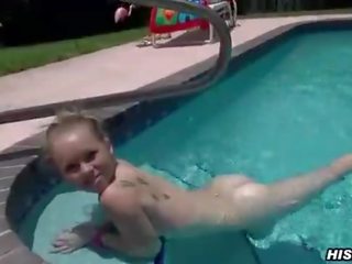 Madison chandler sunbathes y masturba