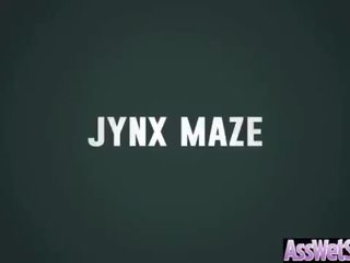 大 巨大 塗油 屁股 女兒 (jynx maze) 享受 硬 肛門 臟 視頻 video-16