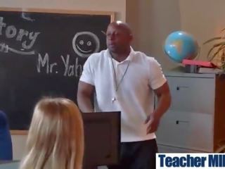 (Tia Cyrus) hooker Big Tits Teacher Hard Bang Student In Class video-30