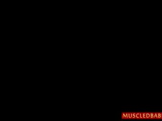 Kinky fuck with oiled muscled milf