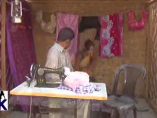 Desi convidativo bhabi romance com local tailor