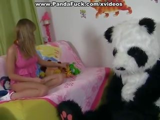 Chick plays with unusual dirty movie toy