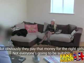 FakeAgentUK Dirty fabulous blonde loves a bit of anal sex clip