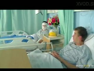 Fascinating Black Nurse Sucks & Fucks xxx film Addict Dannyd's Big-dick In Hospital [xVOD.se]