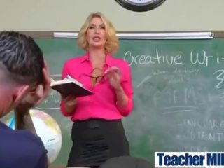 Tvrdéjádro pohlaví scéna na vačka s erotický velký kozičky učitel (leigh darby) movie-22