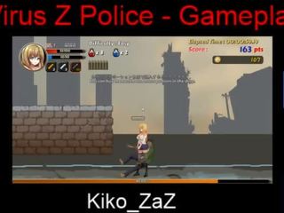 Virus z rendőr damsel - gameplay