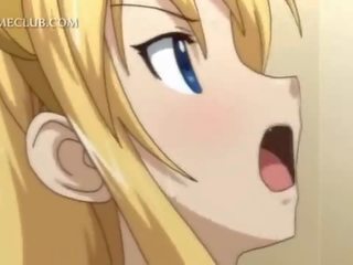 Fragile anime blondinė papai lizały ir pyzda pounded sunkus