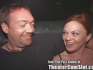 Czerwony głowa harlot luźny w seks klips mov teatr!